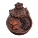 Fish Backflow Incense Burner Censer Stick Holder Decor Gift Zen Buddhist Cones Holder