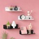 Floating Rack Shelf Wall Mount Book Storage Wooden Hanging DIY Display Decorations