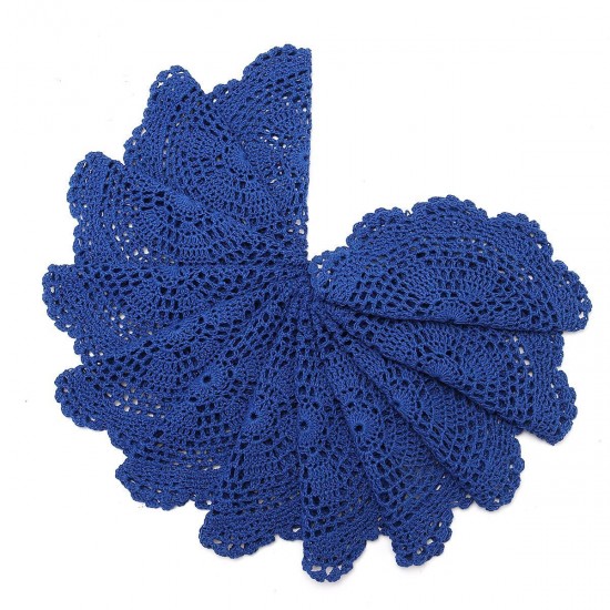 Floral Pattern Cotton Hand Crocheted Doilies Lace Doily