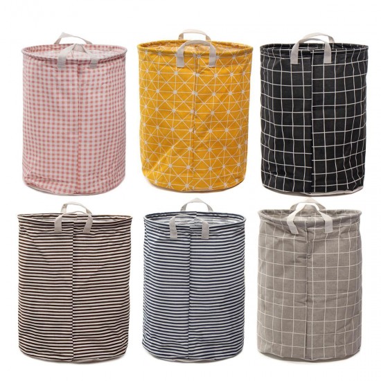 Foldable Large Storage Laundry Hamper Clothes Baskets Sorter Canvas Laundry Washing Bag