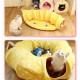 Foldable Pet Mat Tunnel Mat Pet Kitten Tunnel Suede Tubes Play Mat Scratch Crinkle Toy Sleeping Kennel