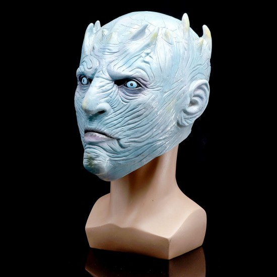 Game of Thrones Night King Latex Mask Headgear A Song of Ice and Fire Halloween Latex Mask