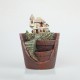 Garden Resin Succulent Plant Herb Flower Basket Plant Pot Trough Box Home Decorations