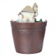 Garden Resin Succulent Plant Herb Flower Basket Plant Pot Trough Box Home Decorations