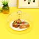 Glass Cake Dessert Cover Dome Kitchen Storage Container