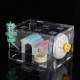 Hamster Acrylic Cage Clear 1 Layer Mice Mouse Gerbil Castle Rat House Toy Pet Bed