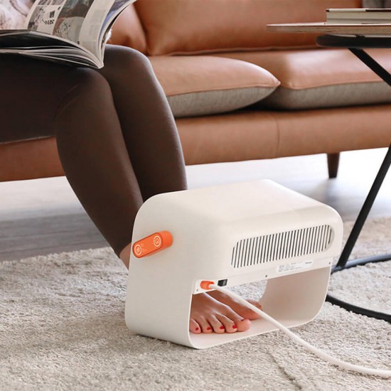 1500W Electric Warm Air Blower Foot Warmer 3 Levels Adjustment Home Office Desktop Radiator Heating Warm Feet Legs Heater