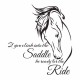 Horse Stickers Wall Decal Saddle Ride Living Room Wall Home Decorations