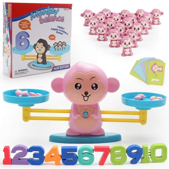 Kids Early Educational Baby Scale Balance Math Game Children Montessori Intelligence Toys