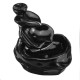 LED Burner Smoke Waterfall Backflow Incense Censer Cone Holder Without Cones Decor