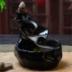 LED Burner Smoke Waterfall Backflow Incense Censer Cone Holder Without Cones Decor