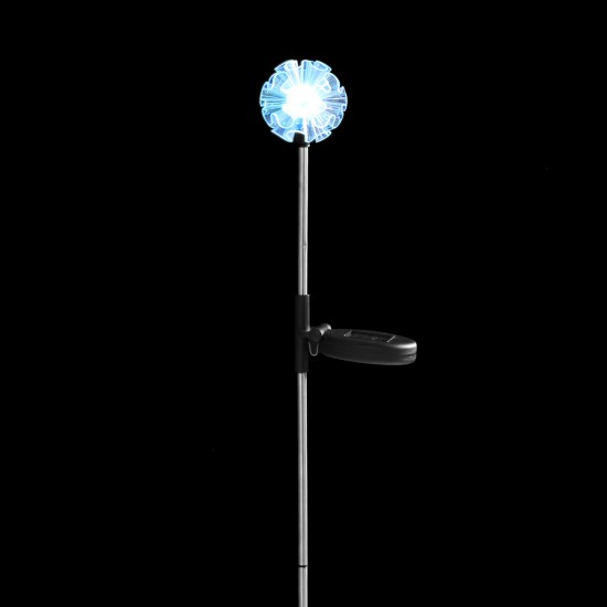 LED Solar Power Lily Flower Stake Lights Outdoor Garden Path Landscape Lamps