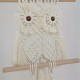 Macrame Plant Hanger Indoor Outdoor Hanging Planter Owl Stand Flower Pots