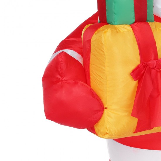Merry Christmas 5FT LED Christmas Inflatable Santas Outdoor Ornaments Shop Decor