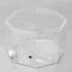 Mini Clear Acrylic Betta Aquarium Fish Tank Breeding Isolation Box Desktop Transparent Free Fish Tank Aquatic Supplies