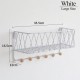 Mini Iron Corner Bath Storage Rack Shelf Bathroom Home Shelves Holder Organizer Bookshelf