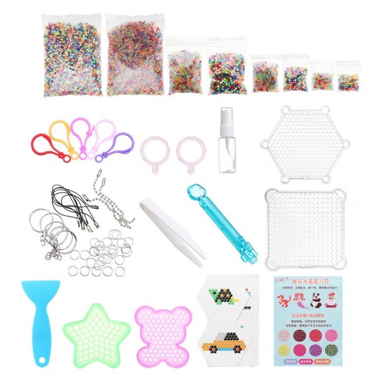 Mix/ Crystals Fuse Beads Water Sticky Beads DIY Refill Water Spray Kid Art Craft