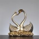 Modern Couples Swan Resin statue Craft Home Wedding Ornament Cabinet Decorations