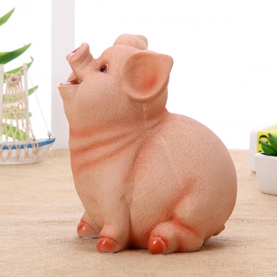 Piggy Bank Resin Craft Coin Bank Money Saving Holder Box Gifts for Kids Decorations