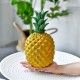 Pineapple Figurine Resin Coin Piggy Bank Money Box Ornament Home Room Decorations