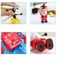 Rechargeable Mini LED Light Up Infrared Induction Drone Flying Toys Hand-controlled Child Gift