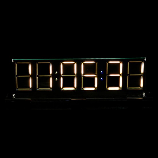 35mm 5V LED Light Filament Glow Clock Electronic Digital Ds1302 Circuit Board DIY Kit Time Display