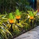 Solar Outdoor Ground Plug Pineapple Cactus Plant Light /Lawn Landscape Light
