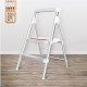 Solid Aluminium Ladder Home Multi-function Folding Ladder Chair Indoor Climbing Ladder Two Step Ladder from