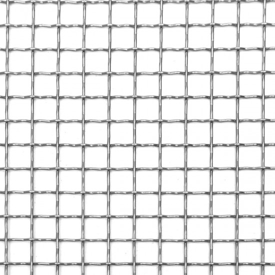 Stainless Steel Woven Wire Mesh Filter Grading 30cm Sheet Silk to Heavy Gauze