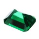 VVS Clarity AAA Synthetic Green Emerald Diamond Sapphire Cut 10x12mm Loose Gems Decorations