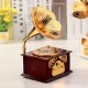 Vintage Phonograph Music Box Crafts Simulation Home Ornaments Gift Bedroom Decor