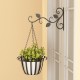 Wall Hanging Flower Stand Outdoor Balcony Hanging Basket Stand Green Radish Hanger Wrought Iron Hook Hanger