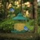 Waterproof Gazebo Hanging Wild Bird Feeder Outdoor Feeding For Garden Decorations