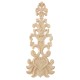 Wood Carving Applique Unpainted Flower Applique Door Decoration Onlay Furniture Cabinet 4 Patterns