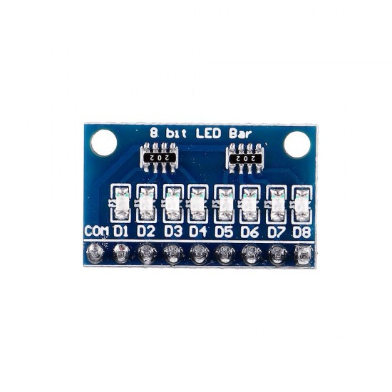 10pcs 3.3V 5V 8 Bit Red Common Cathode LED Indicator Display Module DIY Kit