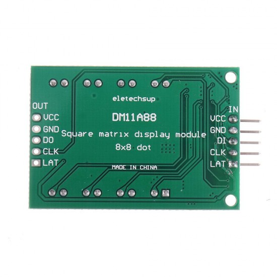 20pcs DM11A88 8x8 Square Matrix Red LED Dot Display Module for UNO MEGA2560 DUE - products that work with official boards