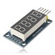 2Pcs 4 Bits Digital Tube LED Display Module Board With Clock