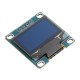 3Pcs 0.96 Inch 4Pin IIC I2C SSD136 128x64 DC 3V-5V Blue OLED Display Module