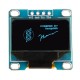 3Pcs 0.96 Inch 4Pin IIC I2C SSD136 128x64 DC 3V-5V Blue OLED Display Module