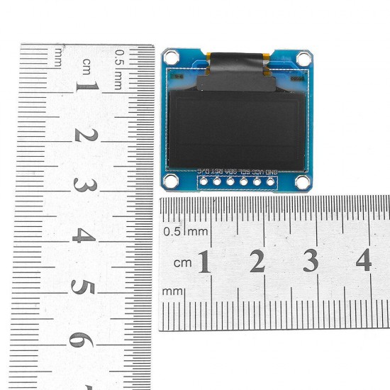 3Pcs 0.96 Inch 6Pin 12864 SPI Blue Yellow OLED Display Module for Arduino - products that work with official Arduino boards