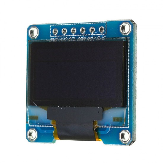 3Pcs 0.96 Inch 6Pin 12864 SPI Blue Yellow OLED Display Module for Arduino - products that work with official Arduino boards