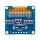 3Pcs 0.96 Inch 6Pin 12864 SPI Blue Yellow OLED Display Module for Arduino - products that work with official Arduino boards