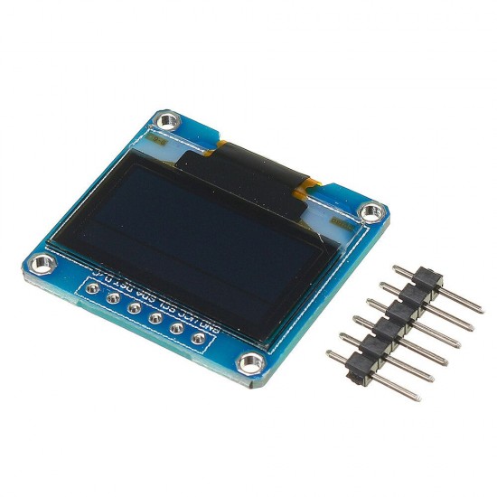 3Pcs 0.96 Inch 6Pin 12864 SPI Blue Yellow OLED Display Module for Arduino - products that work with official Arduino boards