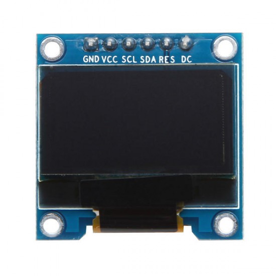 3Pcs 0.96 Inch White SPI OLED Display Module 12864 LED