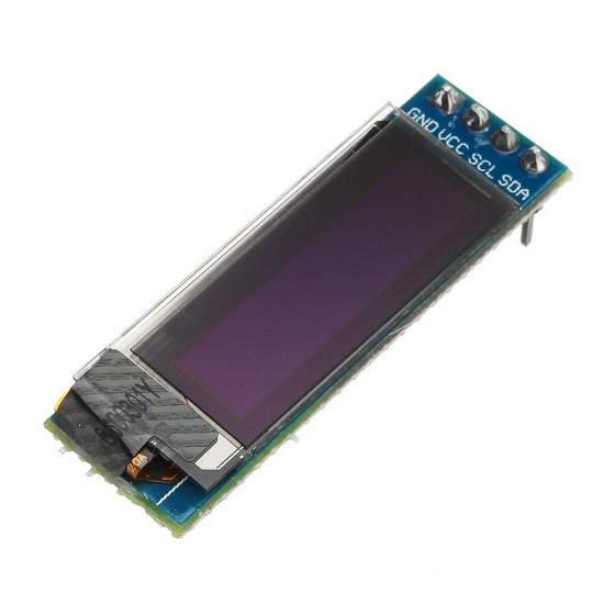 3Pcs 0.91 Inch 128x32 IIC I2C Blue OLED LCD Display DIY Module SSD1306 Driver IC DC 3.3V 5V