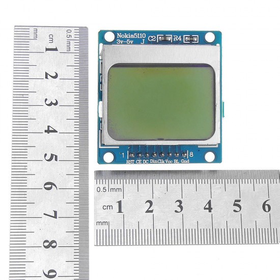 3pcs 5110 LCD Screen Display Module SPI Compatible With 3310 LCD