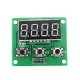 3pcs Four Digital Tube LED Display Module TM1650 with Button Scanning Module 4-wire Driver I2C Protocol