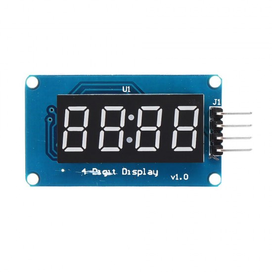 3pcs TM1637 4 Bits Digital LED Display Module 7 Segment 0.36 Inch RED Anode Tube Four Serial Driver Board For