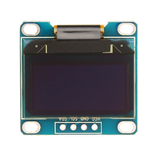 5Pcs 0.96 Inch 4Pin White IIC I2C OLED Display Module 12864 LED