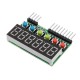 5pcs TM1637 6-Bits Tube LED Display Key Scan Module DC 3.3V To 5V Digital IIC Interface Six In One 0.36 Inches